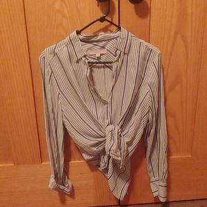 Vintage crop top blouse